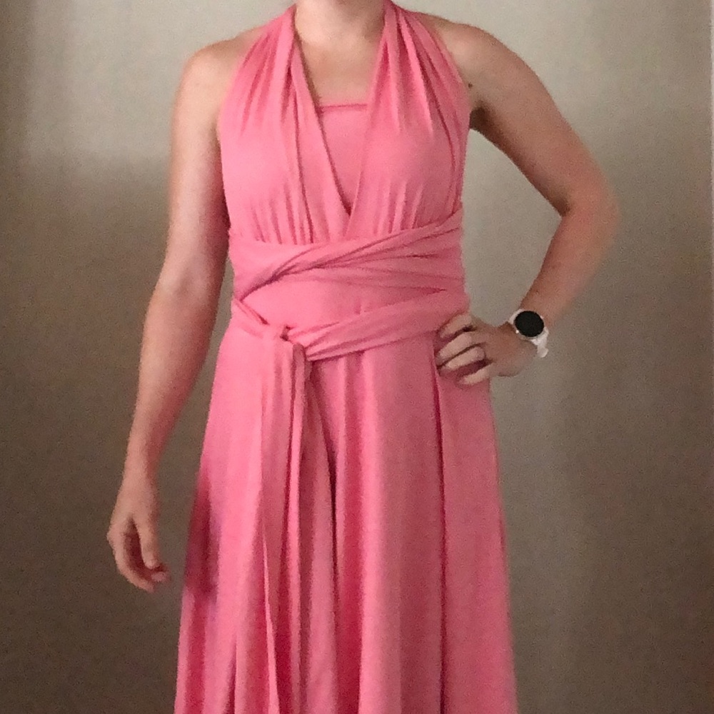 Pink Multi-Way Dress